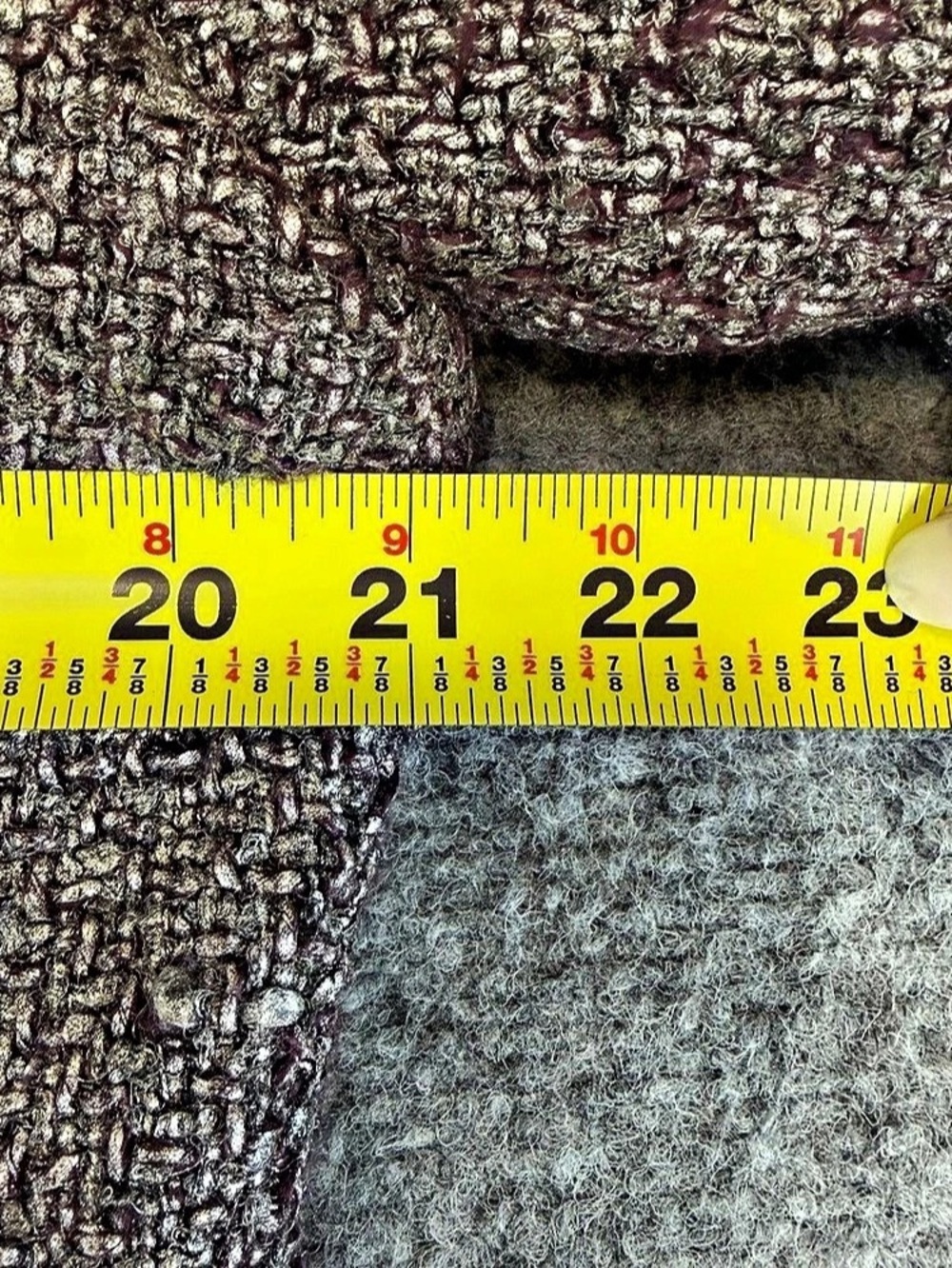 Jones New York Metallic Tweed Blazer Size 2 - Picture 8 of 8